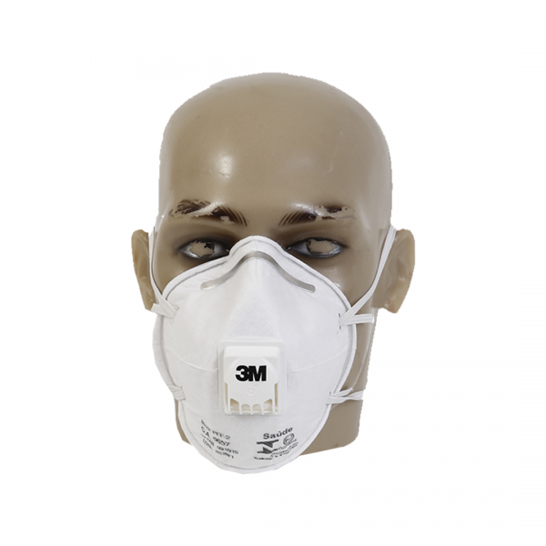 Casa do EPI SM - Respirador descartável concha PFF2 8822 branco com válvula  - 3M