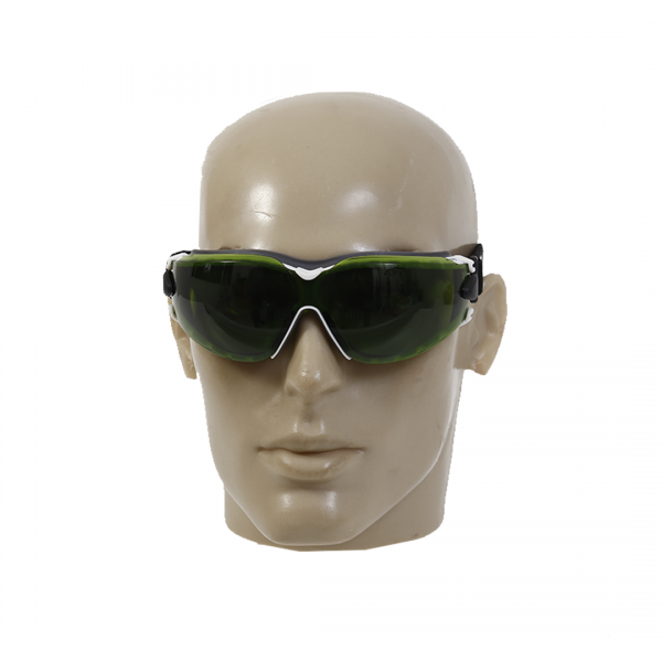 Óculos de segurança com elástico Aruba Anti-Risco e Antiembaçante verde - KALIPSO 